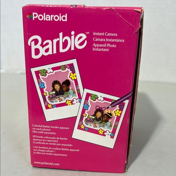 Barbie Mattel 1999 Polaroid Pink and Green Instant Camera In Box - Picture 11 of 16